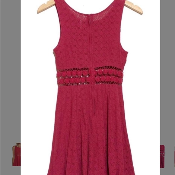 CRAZY SALE Worn Twice Free People Daisy Crochet Skater Dress - Picture 3 of 13